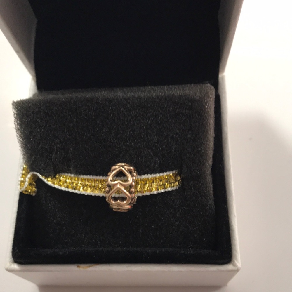 Gold pandora charm